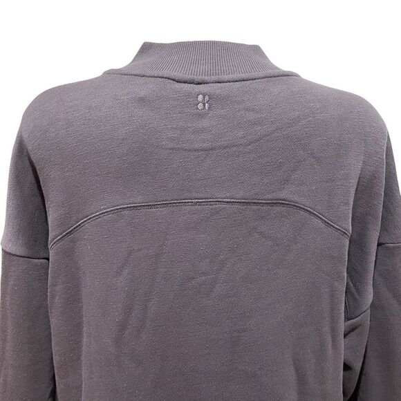 Sweaty Betty Women's Size 8-10 One & Done Sweatshirt Dress Long Sleeve Gray NWT - Picture 9 of 14